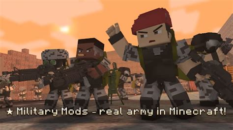 Military Mods for Minecraft PE for Android - Download