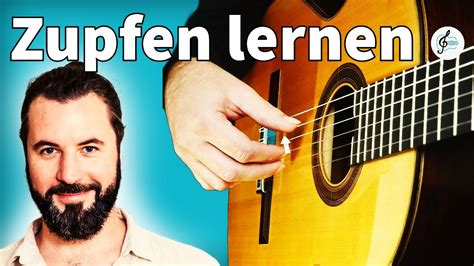 Gitarre ZUPFEN lernen für Anfänger 3 Schritte YouTube