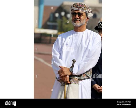 In This Nov Photo Oman S New Sultan Haitham Bin Tariq Al