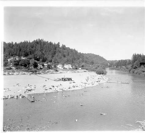 Beach at Monte Rio 1951. Courtesy Sonoma Heritage Collection. | Monte ...