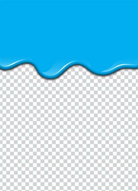 Blue paint splash with transparency background. Vector illustration ...