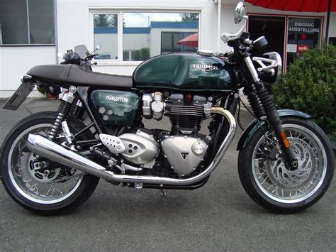 Umgebautes Motorrad Triumph Thruxton 1200 Von Motorrad Reinhardt GmbH