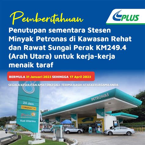 Plusline1800880000 On Twitter PEMBERITAHUAN Stesen Minyak Petronas Di