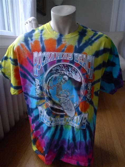 Rockaway Beach oregon Surfing Skeleton Shirt Men's XL 48 - Etsy