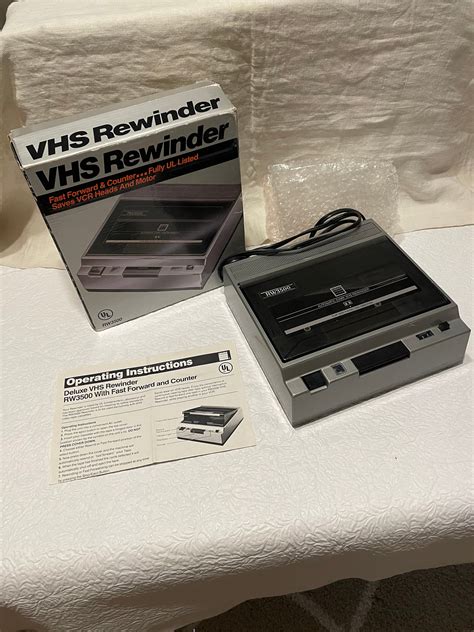 2 Way Videocassette Rewinder