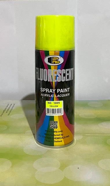 Bosny Fluorescent Spray Paint Yellow No 1005 Lazada PH