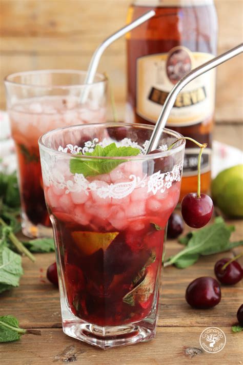 Mojito De Cerezas El Mejor C Ctel Del Verano Cocinando Entre Olivos