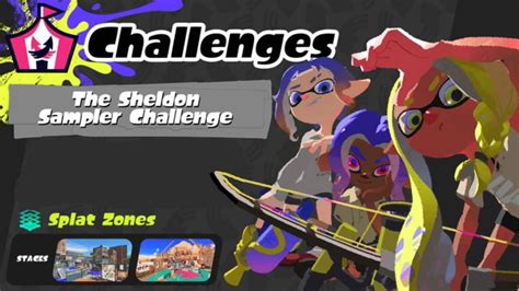 The Sheldon Sampler Challenge Splatoon Youtube