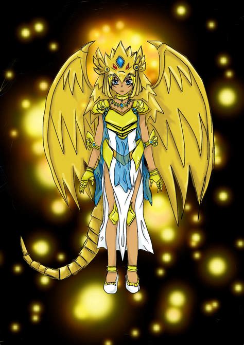 Winged Dragon Of Ra By Ginkyubikitsune On Deviantart