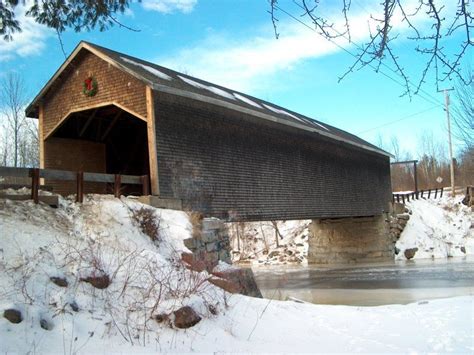 Hudson Maine Covered Bridges Places Old Bridges