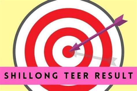 Shillong Teer Result Today Live Teertir Sr Fr Results 2022