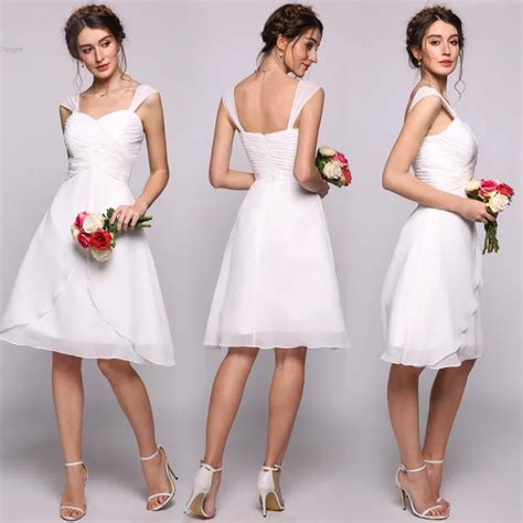 Women Sex Knee Length Chiffon Dress A Line Princess Chiffon Cap Strap