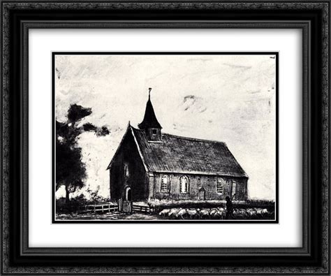 Vincent Van Gogh 2x Matted 24x20 Black Ornate Framed Art Print