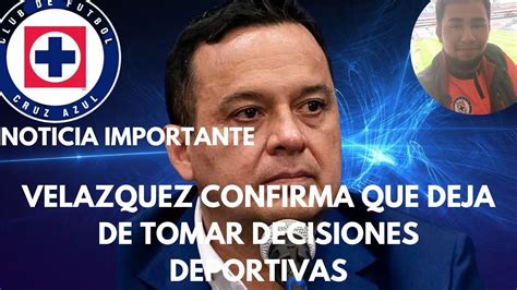 De Ultima Hora Velazquez Confirma Que Ya No Participara Toma De