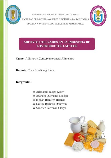 DOCX Aditivos En La Industria Lactea Docx1 DOKUMEN TIPS