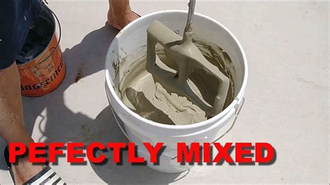 How To Mix A Small Batches Of MAPEI Floor Tile Mortar The Perfect Way