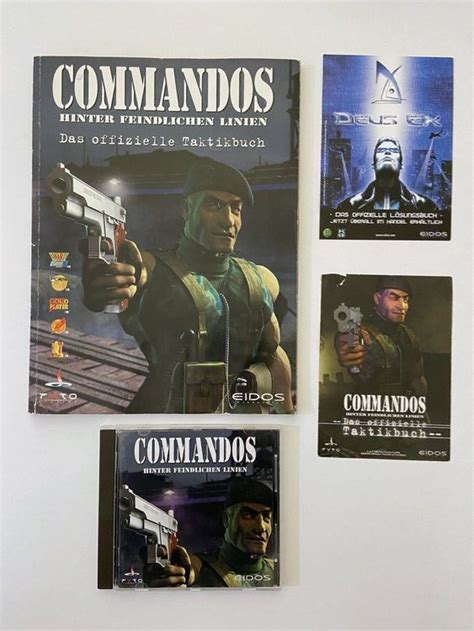 Commandos PC CD Lösungsbuch Deus Ex Postkarte Kaufen auf Ricardo