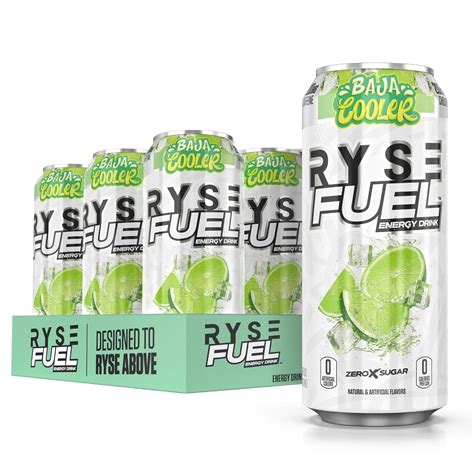 Ryse Fuel Sugar Free Energy Drink Vegano Sin Gluten Sin Rellenos O Colores Artificiales 0