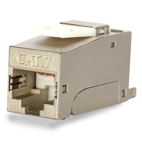 BELNET RJ45 CAT7 CAT6A CAT6 FTP Shielded Keystone Jack Connector To LSA