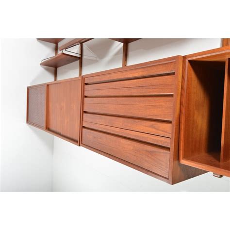 Cado Royal Modular Wall System In Teak Poul Cadovius S