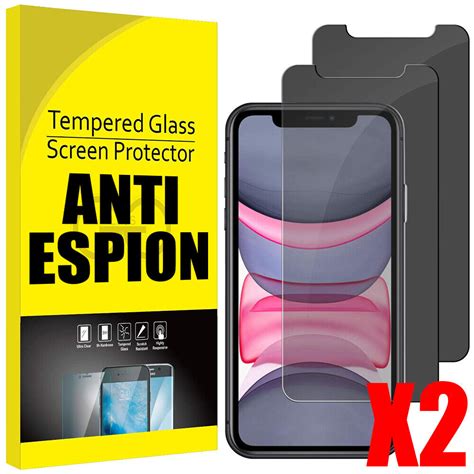 Verre Tremp Pour Iphone Protection Anti Espion Pro Max