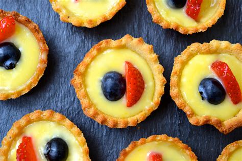 Mini Tarts With Lemon Curd Berries Paleo Every Last Bite