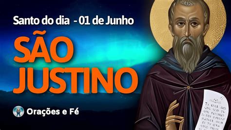 São Justino Mártir Santo do dia 1 de Junho YouTube