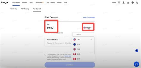 Bingx Tutorial How To Deposit Withdraw Fiat Currency Via Bank Transfer