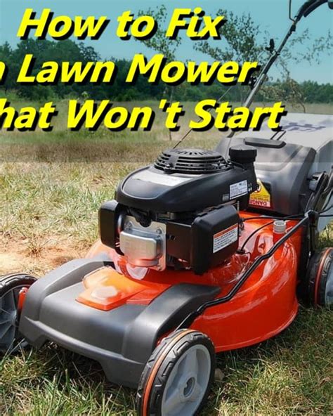 Fixing A Hard To Start Briggs And Stratton Lawn Mower Dengarden