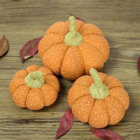 Sewing Patterns for Fall Pumpkin Trio Pattern Decor