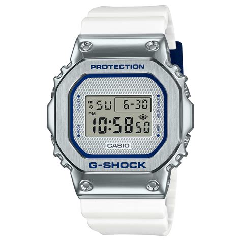 Casio G Shock Gm 5600 Lineup Retro Design White Resin Band Watch