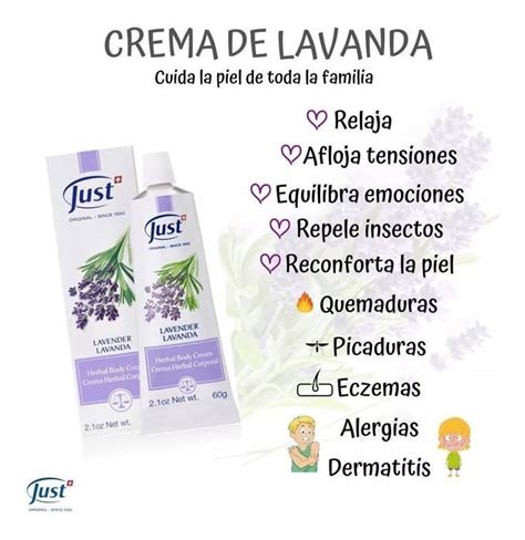 Pin De Lupita Manzanarez En Productos Just En Lavanda Cuidados