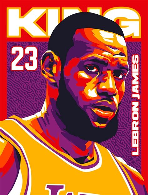 Lebron James King 23 Posters And Prints By My Kido Printler