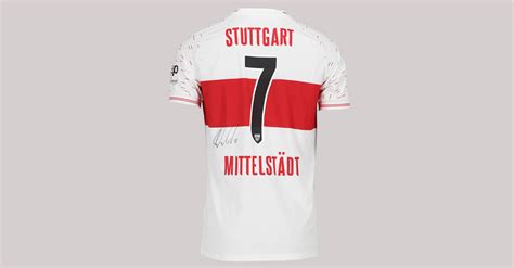 Getragenes Pokaltrikot Von Vfb Star Mittelst Dt