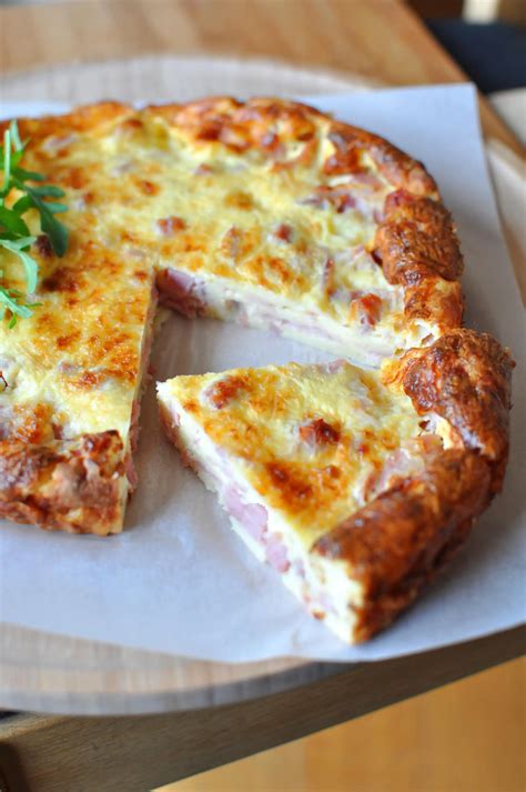 Quiche Lorraine Sans P Te Recette Adapt E Primevere