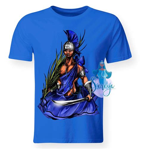 Comprar Camiseta Colorida Ogum Guerreiro Sereya Camisetas De