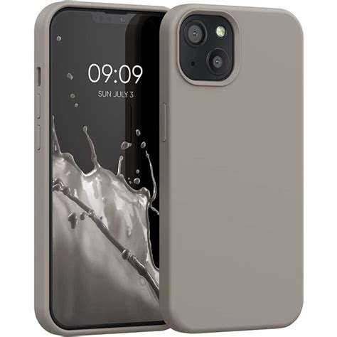 KWmobile Hard Rubber Case Θήκη Σιλικόνης 55878 43 Taupe iPhone 13