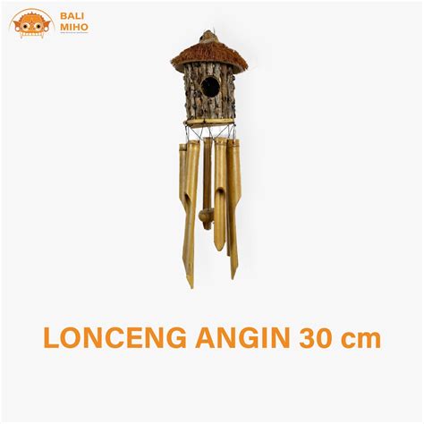 Jual Lonceng Angin Motif Ranting Pohon Gantungan Bambu Genta Angin