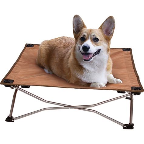 Carlson Portable Pup Travel Dog Bed Tan At Baxterboo