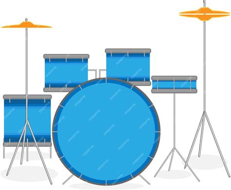 Juego De Batería Instrumento Y Música Musical Címbalo Rock Y Equipo