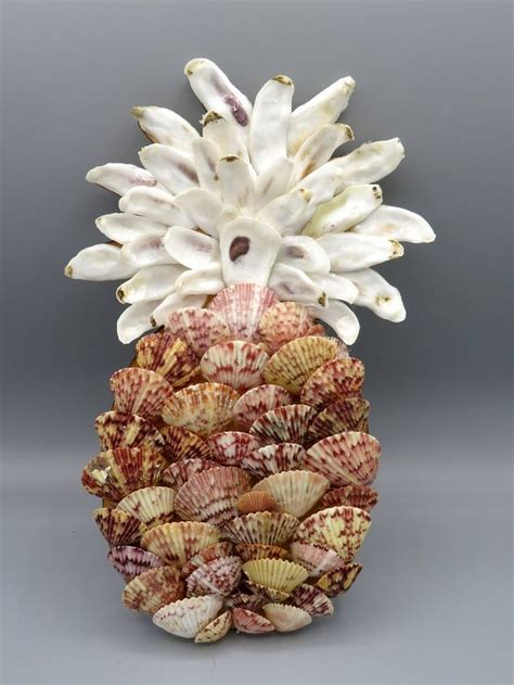 Oyster And Scallop Shell Pineapple Welcome Housewarming Hostess Gift