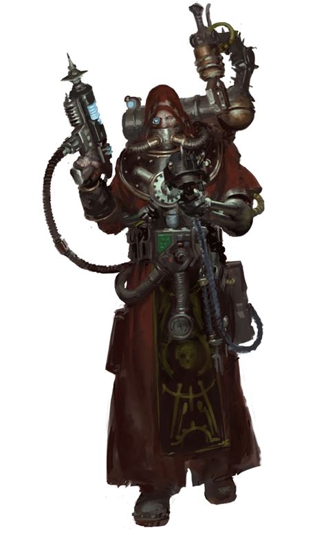 Warhammer 40k Artwork — Tech Priest By Paul Dainton Warhammer 40k