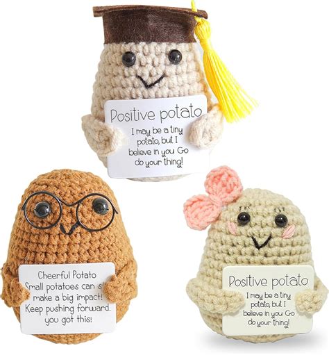 Amazon Oldqyou Funny Positive Potato 3 Inch Cute Positive Potato