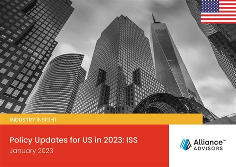 Policy Updates for United States in 2023: ISS - Alliance Advisors