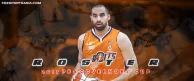 List of Meralco Bolts Roster 2017 PBA Governors' Cup