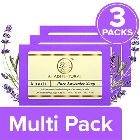 Buy Khadi Natural Pure Lavender Handmade Herbal Soap Online At Best