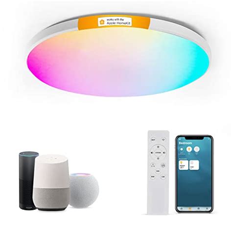 Buy Smart Led Ceiling Light Work With Apple Homekit Alexa And Google