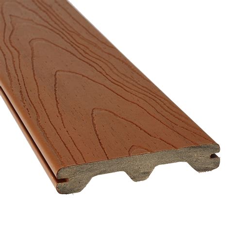 Style Selections 12 Ft Autumn Brown Composite Deck Board In The