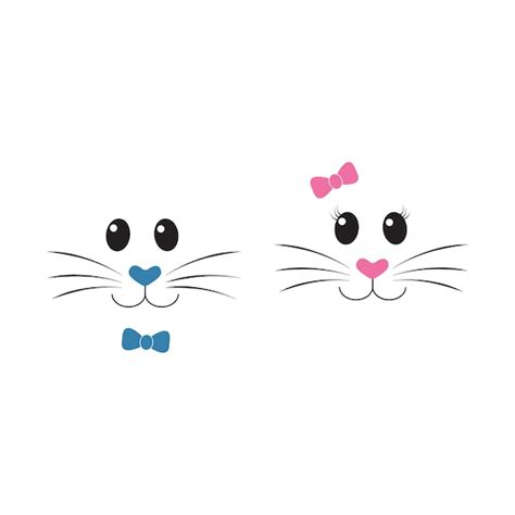 Bunny face svg bunny svg easter bunny SVG bunny face svg | Etsy