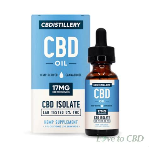 Cbdistillery Cbd Tincture Isolate Oil 500mg Cbd Marketplace